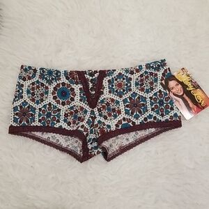 💕LUCY LOVE 70s Floral Pattern Boy Short Bloomers